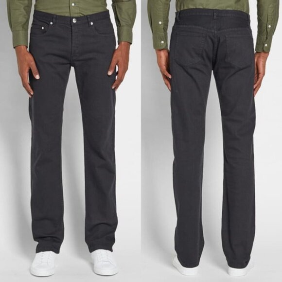 NWT A.P.C. Men's New Standard Jeans Sz 26 Washed Black - Picture 1 of 12